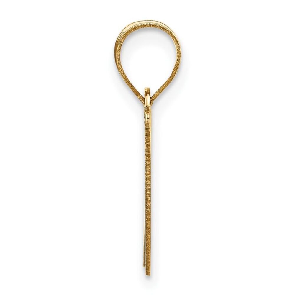 Kazi Luxury 14k Yellow Gold Polished Script Lette… - image 2